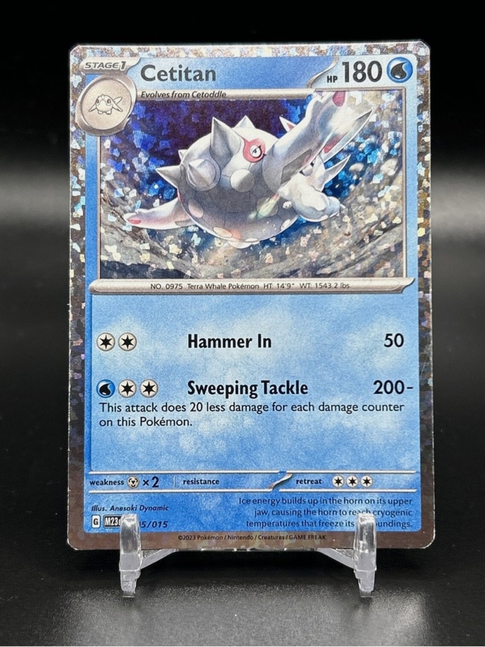 Cetitan 005/015 Holo Match Battle McDonalds 2023 Pokemon TCG.